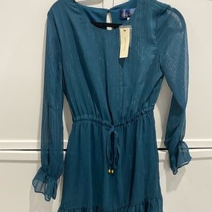 Green dress with shimmer